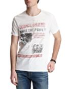 Men's Punk Paper Graphic T-shirt