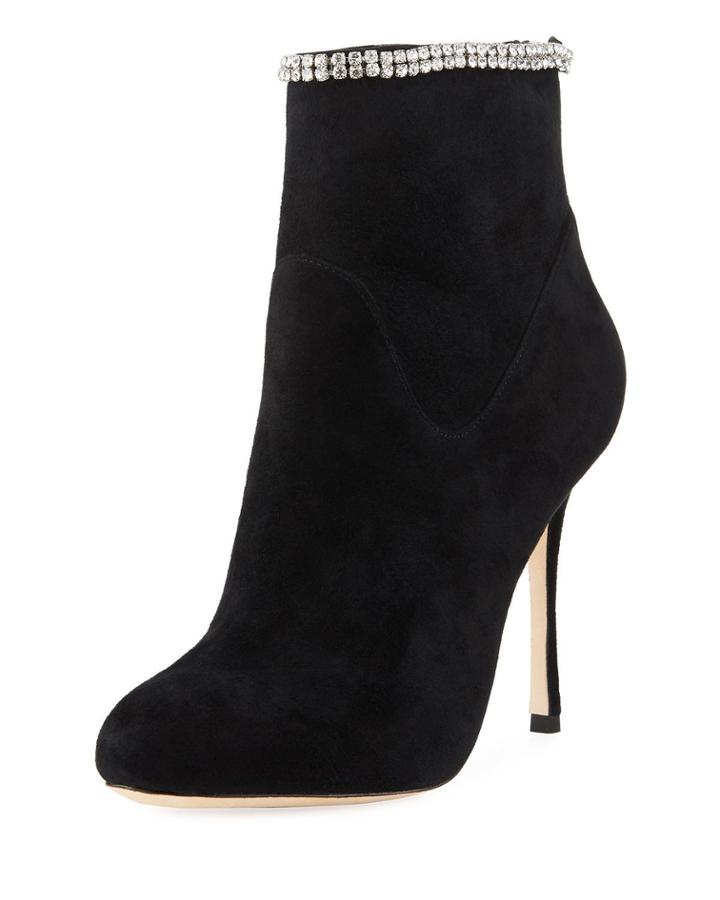 Victoria Embellished-ankle Booties