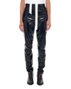 Tech Patent Skinny Trousers