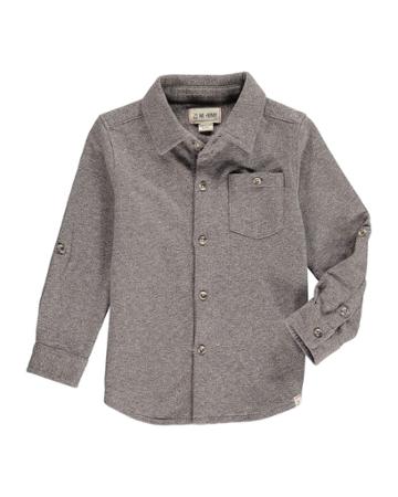 Boy's Heathered Jersey Long-sleeve Shirt W/ Children's Book,