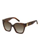 Square Acetate Sunglasses W/