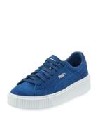 Suede Platform Lace-up Creeper