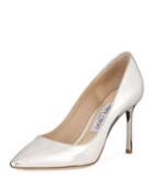 Romy Metallic Leather Pump,