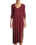 V-neck Slit-side