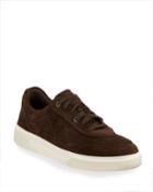 Men's Barnett Perforated Suede Low-top