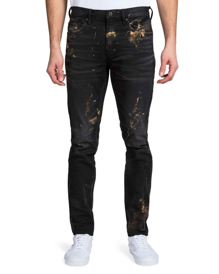 Men's Windsor Fit Painted Denim Jeans