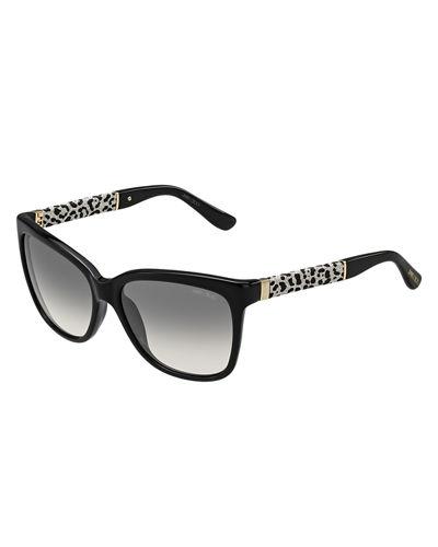 Cora Leopard-print Square