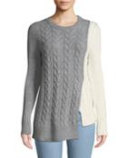 Asymmetric Cable-knit
