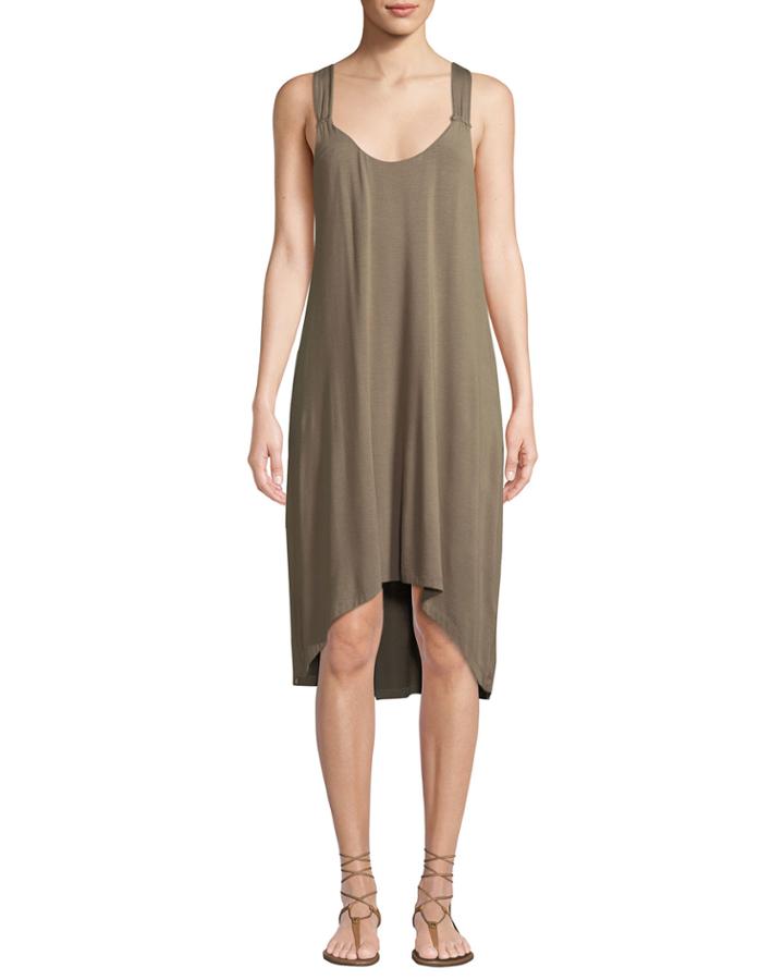 Lamu Twist-back Tank Dress