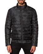 Lightweight Quilted Puffer Jacket, Black