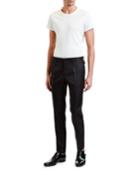 Men's Silk Tonal Jacquard Evening Pants
