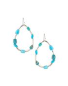 Rock Candy&reg; Large Pear-shaped Earrings With Mixed Stones In Turquoise