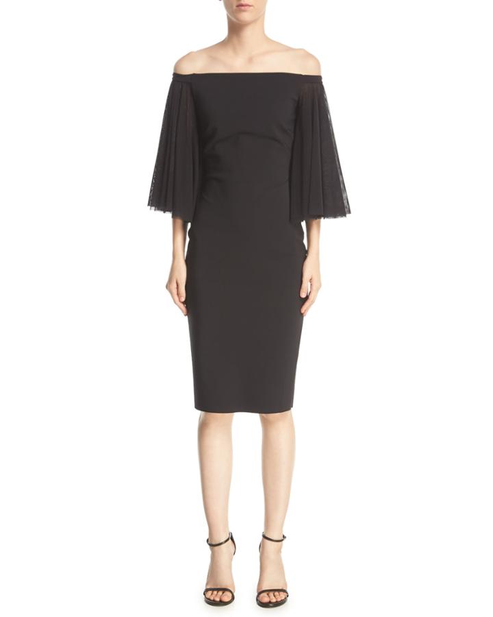 Off-the-shoulder Full-sleeve