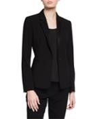 Lace Combo One-button Jacket