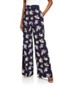 Sabotage Floral High-rise Wide-leg Pants
