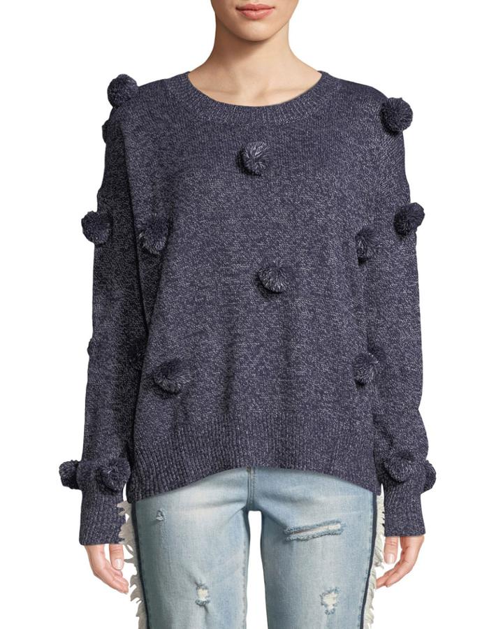 Monica Long-sleeve Pompom