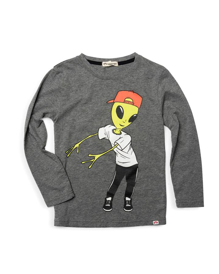 Alien Floss Graphic Long-sleeve Tee,