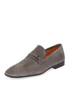 Square-toe Slip-on Leather