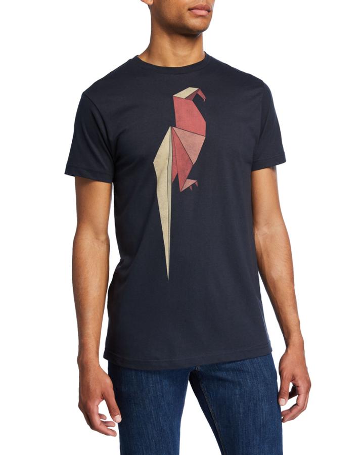 Men's Bird Graphic Short-sleeve T-shirt