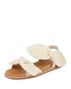 Camden Denim Fringe Flat