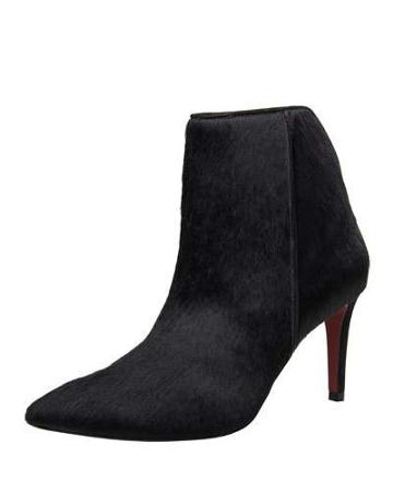 Gracie Calf Hair Zip-up Bootie