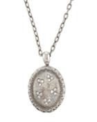 Roberto Coin 18k Diamond Granada Locket Necklace, Women's, Gold