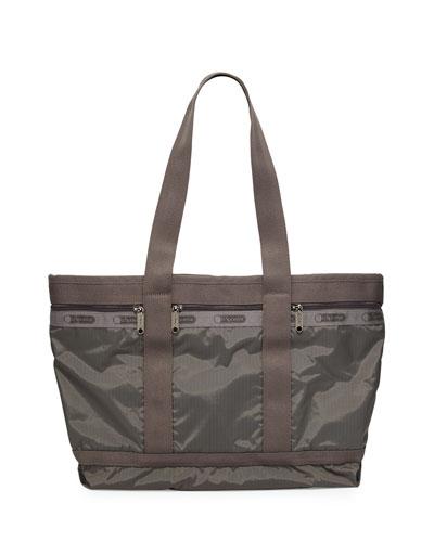 Medium Travel Tote Bag, Zinc