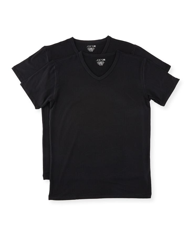 Men's V-neck Short-sleeve T-shirt, Two Pack
