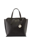 Sally Small Coated Saffiano Leather Tote Bag