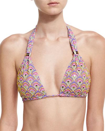 Cactus Triangle Swim Top,
