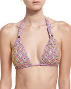 Cactus Triangle Swim Top,