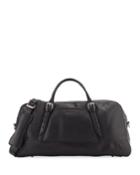 Cole Haan Pebbled Leather Duffle Bag, Black