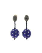 Polka Dot Sequin Clip-on Earrings