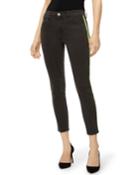 835 Mid-rise Crop Skinny With Neon