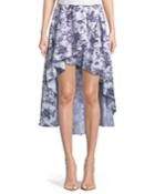 Adelle Floral-print Cotton Tulip High-low