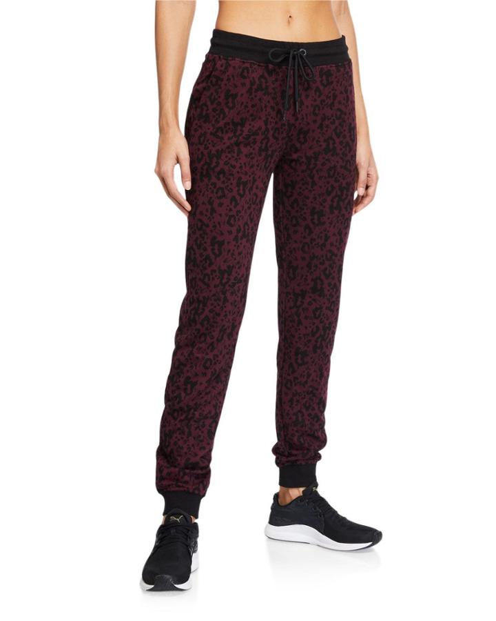 Printed French Terry Joggers