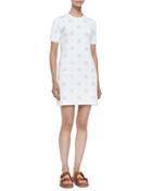 Cotton Eyelet T-shirt Dress