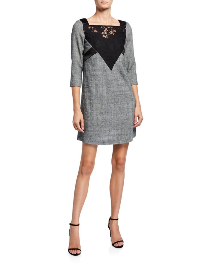 Melange Woven Lace