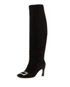 Trompette Suede Knee Boot