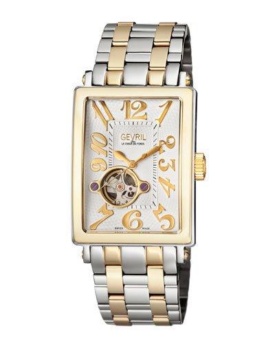 Avenue Of Americas Intravedre Automatic Two-tone Bracelet Watch