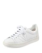 Varin Leather Low-top Sneaker, Plaster