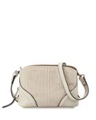 Brett Perforated Faux-leather Crossbody Bag