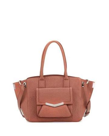 Jo Medium Leather Tote Bag, Venus