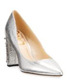 Markham Metallic Studded-heel Pumps