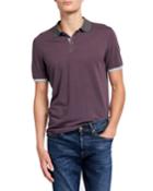 Men's Pique Polo Shirt With Contrast Detail