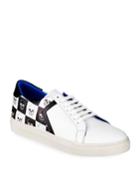 Men's Leather Skull Low-top