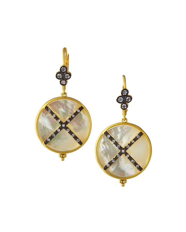 Imperial Mother-of-pearl Drop Earrings