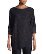 Copper Lace Knit Asymmetric