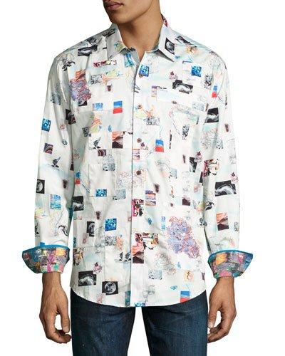 Badlands Woven Button-front