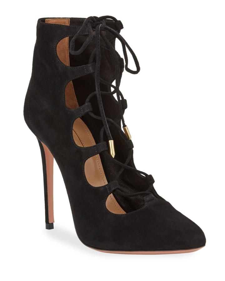 Suede Cutout